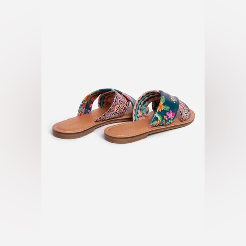 Johnny Was Sonoma Cross Sandal$182 MSRP - Picture 4 of 11